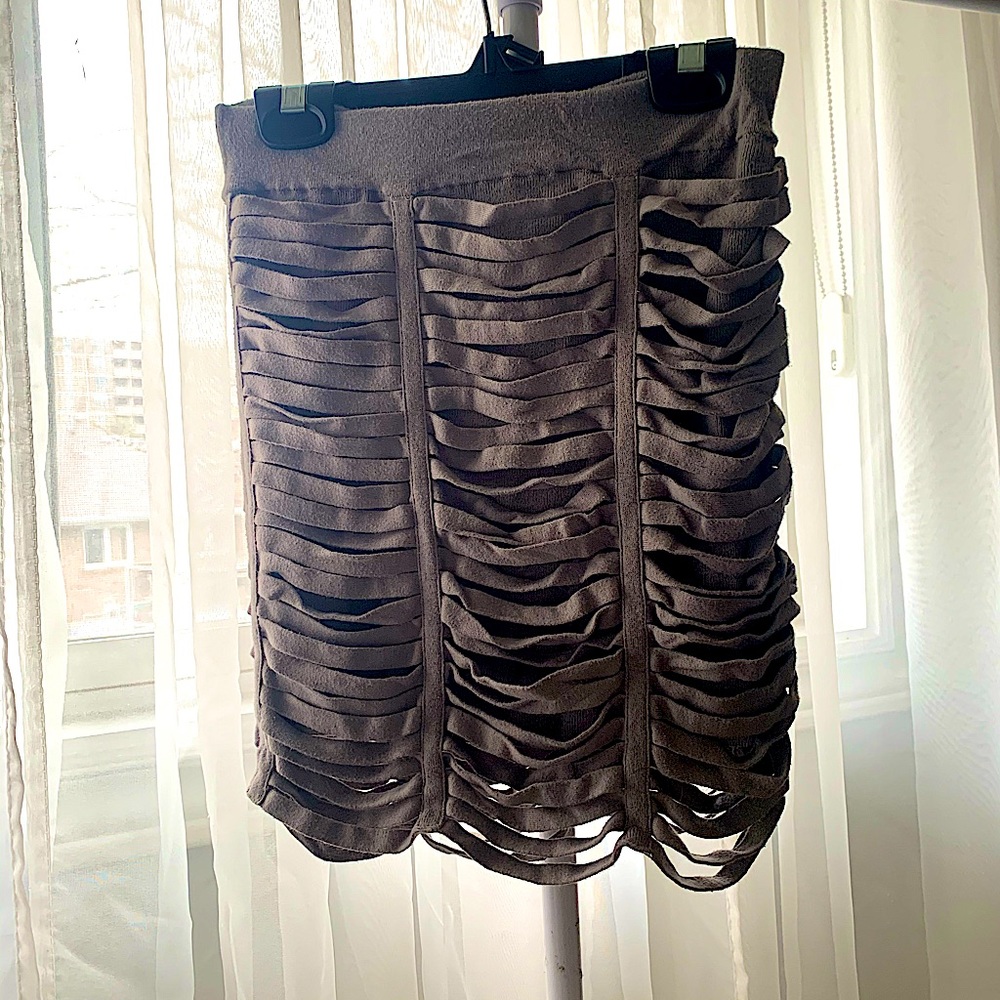 Gray string skirt or shirt